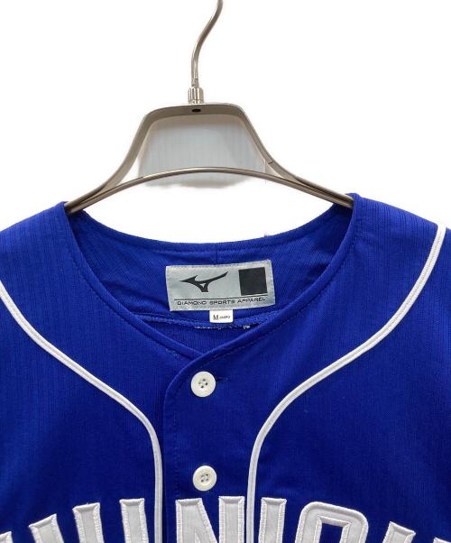 MIZUNO（ミズノ）MIZUNO (ミズノ) #63 堂上 直倫 2019シーズン 中日ドラゴンズ ゲームシャツ ブルー サイズ:Mの古着・服飾アイテム