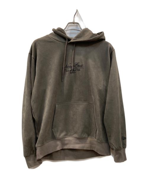 New Era（ニューエラ）New Era (ニューエラ) ポリスウェード プルオーバーフーディー グレー サイズ:Lの古着・服飾アイテム