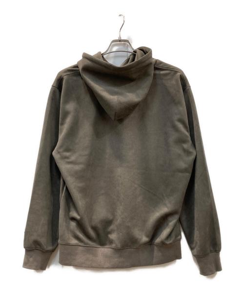 New Era（ニューエラ）New Era (ニューエラ) ポリスウェード プルオーバーフーディー グレー サイズ:Lの古着・服飾アイテム