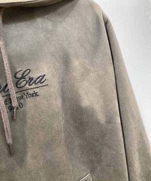 New Era（ニューエラ）New Era (ニューエラ) ポリスウェード プルオーバーフーディー グレー サイズ:Lの古着・服飾アイテム