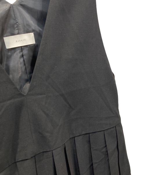 KAGURE（カグレ）kagure (カグレ) プリーツワンピース ブラック サイズ:Freeの古着・服飾アイテム