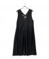 kagure（カグレ）の古着「プリーツワンピース」｜ブラック