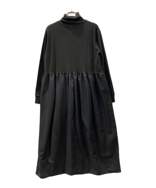 mizuiro-ind（ミズイロインド）mizuiro-ind (ミズイロインド) ニットワンピース ブラック サイズ:-の古着・服飾アイテム