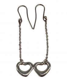 TIFFANY & Co.（ティファニー アンド コー）の古着「オープンハートドロップピアス」｜シルバー