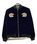 TAIONタイオン）の古着「リバーシブルスカジャン ジャパンスペシャル」｜ネイビー