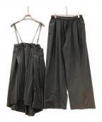 ）の古着「Multiway Layered Pleated Skirt Pants マルチウェイ レイヤード プリーツド スカート パンツ」｜ブラック