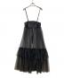 AULA AILA (アウラアイラ) 2WAY TULLE TIERED SKIRT ブラック サイズ:1：6000円