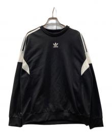 adidas（アディダス）の古着「クラシックス カットライン クルーネックスウェット」｜ブラック