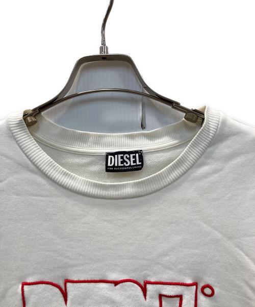 DIESEL（ディーゼル）DIESEL (ディーゼル) スウェット ホワイト サイズ:XLの古着・服飾アイテム