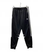 adidasアディダス）の古着「クラシックス カットラインパンツ」｜ブラック