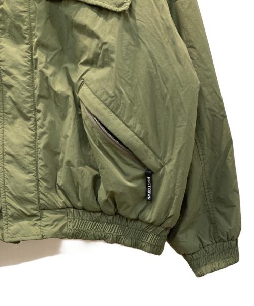 FIRST DOWN（ファーストダウン）FIRST DOWN (ファーストダウン) リバーシブルボアジャケット カーキ サイズ:Mの古着・服飾アイテム