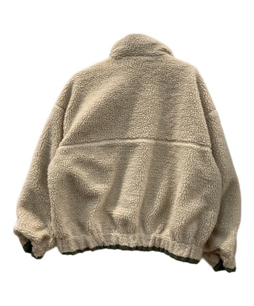 FIRST DOWN（ファーストダウン）FIRST DOWN (ファーストダウン) リバーシブルボアジャケット カーキ サイズ:Mの古着・服飾アイテム