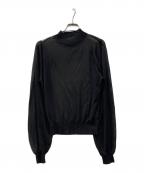 EVERYDAY I LIKE.エヴリデイ アイ ライク）の古着「Silk Sheer Puff ニット」｜ブラック