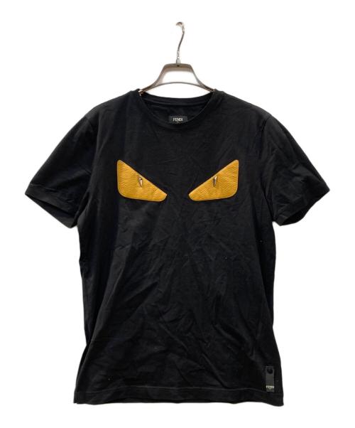 FENDI（フェンディ）FENDI (フェンディ) モンスタースタッズTシャツ ブラック サイズ:48の古着・服飾アイテム