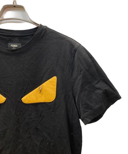 FENDI（フェンディ）FENDI (フェンディ) モンスタースタッズTシャツ ブラック サイズ:48の古着・服飾アイテム