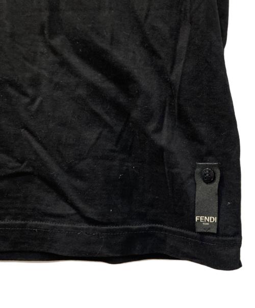 FENDI（フェンディ）FENDI (フェンディ) モンスタースタッズTシャツ ブラック サイズ:48の古着・服飾アイテム