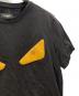 中古・古着 FENDI (フェンディ) モンスタースタッズTシャツ ブラック サイズ:48：18000円