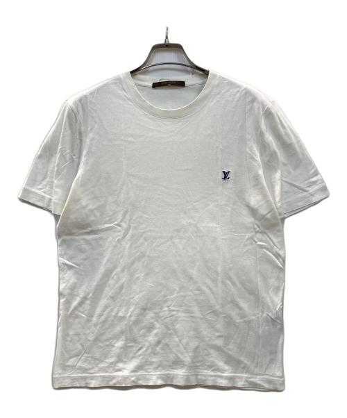 LOUIS VUITTON（ルイ ヴィトン）LOUIS VUITTON (ルイ ヴィトン) LV刺繍ロゴTシャツ ホワイト サイズ:Sの古着・服飾アイテム