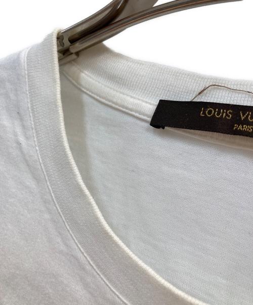 LOUIS VUITTON（ルイ ヴィトン）LOUIS VUITTON (ルイ ヴィトン) LV刺繍ロゴTシャツ ホワイト サイズ:Sの古着・服飾アイテム