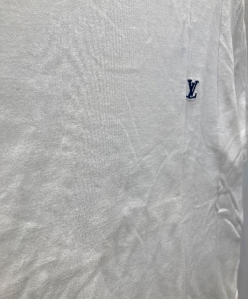 LOUIS VUITTON（ルイ ヴィトン）LOUIS VUITTON (ルイ ヴィトン) LV刺繍ロゴTシャツ ホワイト サイズ:Sの古着・服飾アイテム