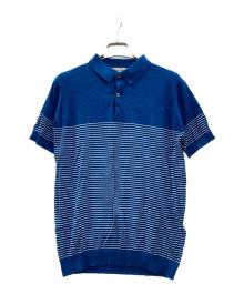 JOHN SMEDLEY（ジョンスメドレー）の古着「ポロシャツ」｜ブルー