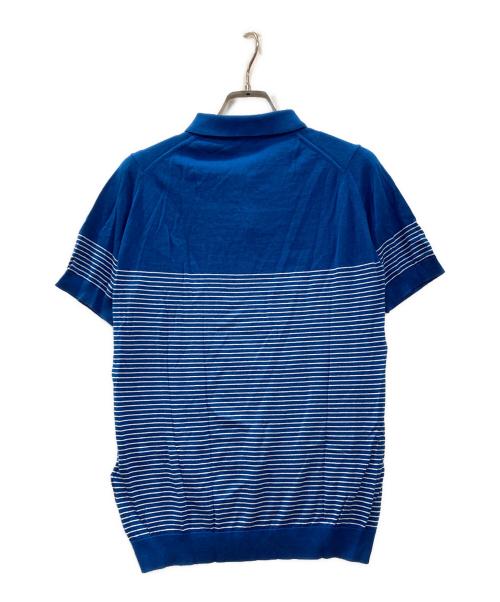 JOHN SMEDLEY（ジョンスメドレー）JOHN SMEDLEY (ジョンスメドレー) ポロシャツ ブルー サイズ:Sの古着・服飾アイテム