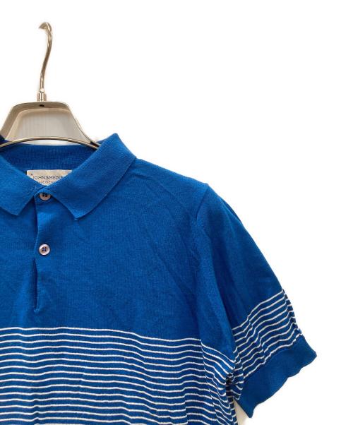 JOHN SMEDLEY（ジョンスメドレー）JOHN SMEDLEY (ジョンスメドレー) ポロシャツ ブルー サイズ:Sの古着・服飾アイテム