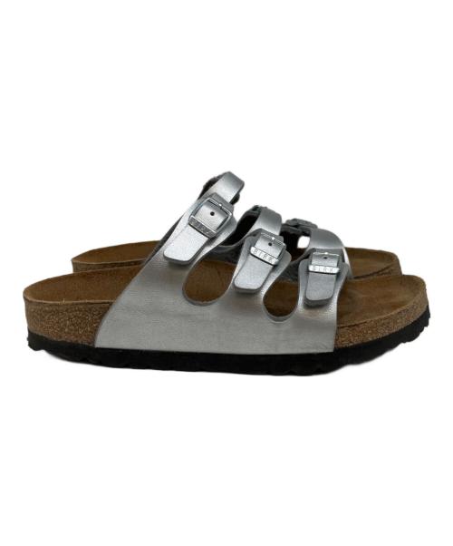 BIRKENSTOCK（ビルケンシュトック）BIRKENSTOCK (ビルケンシュトック) サンダル シルバー サイズ:22.5cmの古着・服飾アイテム