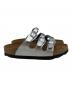 BIRKENSTOCK (ビルケンシュトック) サンダル シルバー サイズ:22.5cm：3500円