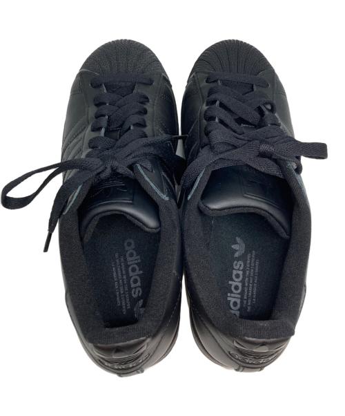 adidas（アディダス）adidas (アディダス) スーパースターII Superstar II ブラック サイズ:26.5の古着・服飾アイテム