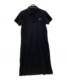 FRED PERRY（フレッドペリー）の古着「Split Detail Pique Dress」｜ブラック