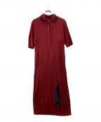 FRED PERRY×MUVEILフレッドペリー×ミュベール）の古着「ワンピース」｜レッド