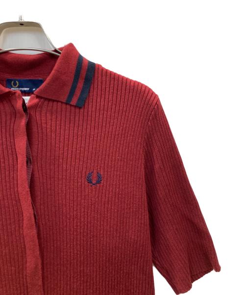 FRED PERRY（フレッドペリー）FRED PERRY (フレッドペリー) MUVEIL (ミュベール) ワンピース レッド サイズ:8の古着・服飾アイテム