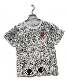 PLAY COMME des GARCONS×Matt Groening（プレイコムデギャルソン×マット・グレイニング）の古着「プリントTシャツ」｜ホワイト
