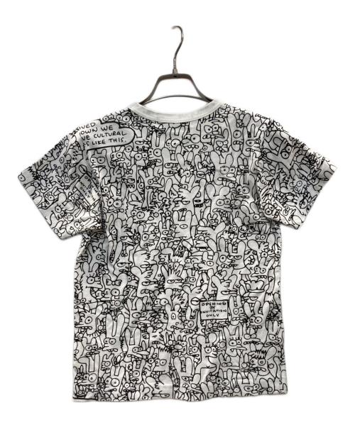 PLAY COMME des GARCONS（プレイコムデギャルソン）PLAY COMME des GARCONS (プレイコムデギャルソン) Matt Groening (マット・グレイニング) プリントTシャツ ホワイト サイズ:Sの古着・服飾アイテム