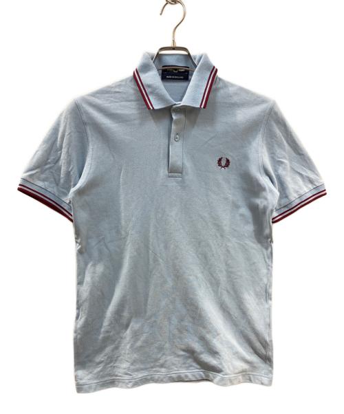 FRED PERRY（フレッドペリー）FRED PERRY (フレッドペリー) ポロシャツ スカイブルー サイズ:36の古着・服飾アイテム
