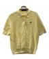 FRED PERRY（フレッドペリー）の古着「Textured Knit Polo Shirt ポロシャツ」｜イエロー