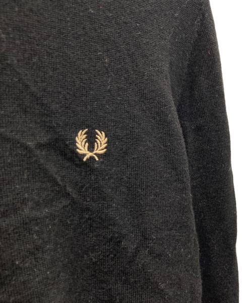 FRED PERRY（フレッドペリー）FRED PERRY (フレッドペリー) TIPPED CREW NECK SWEATER ブラック サイズ:8の古着・服飾アイテム