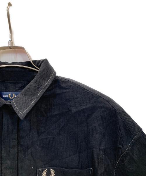 FRED PERRY（フレッドペリー）FRED PERRY (フレッドペリー) Sheer Shirt ブラック サイズ:10の古着・服飾アイテム