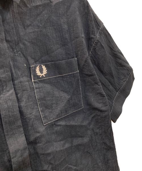 FRED PERRY（フレッドペリー）FRED PERRY (フレッドペリー) Sheer Shirt ブラック サイズ:10の古着・服飾アイテム