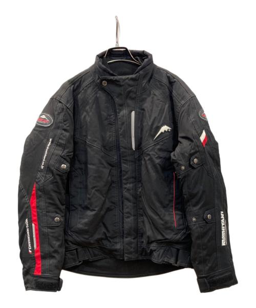 KUSHITANI（クシタニ）KUSHITANI (クシタニ) ライダースジャケット ブラック サイズ:Lの古着・服飾アイテム