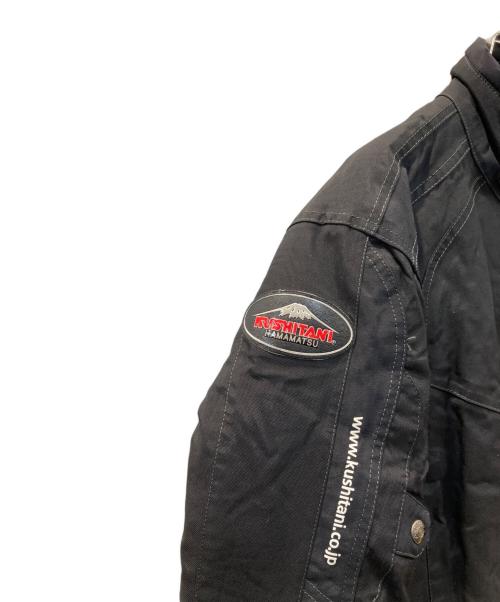 KUSHITANI（クシタニ）KUSHITANI (クシタニ) ライダースジャケット ブラック サイズ:Lの古着・服飾アイテム