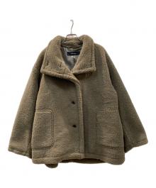 JOURNAL STANDARD（ジャーナルスタンダード）の古着「エコファーショートブルゾン」｜ベージュ
