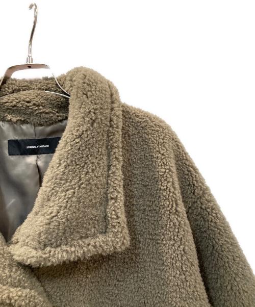 JOURNAL STANDARD（ジャーナルスタンダード）JOURNAL STANDARD (ジャーナルスタンダード) エコファーショートブルゾン ベージュ サイズ:Freeの古着・服飾アイテム