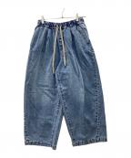 JOURNAL STANDARDジャーナルスタンダード）の古着「イージーデニムワイドパンツ」｜インディゴ