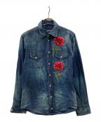 DOLCE & GABBANAドルチェ＆ガッバーナ）の古着「デニムシャツ」｜インディゴ