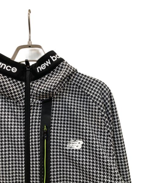 NEW BALANCE GOLF（ニューバランス ゴルフ）New Balance Golf (ニューバランス ゴルフ) ダンボールニットパーカー ブラック×ホワイト サイズ:4の古着・服飾アイテム