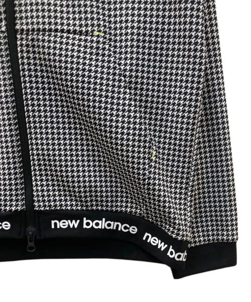 NEW BALANCE GOLF（ニューバランス ゴルフ）New Balance Golf (ニューバランス ゴルフ) ダンボールニットパーカー ブラック×ホワイト サイズ:4の古着・服飾アイテム