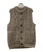CAMBIOカンビオ）の古着「HIMALAYAN CLIMBER'S HAND-KNIT  ニットベスト」｜カーキ
