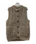 CAMBIO（カンビオ）の古着「HIMALAYAN CLIMBER'S HAND-KNIT  ニットベスト」｜カーキ